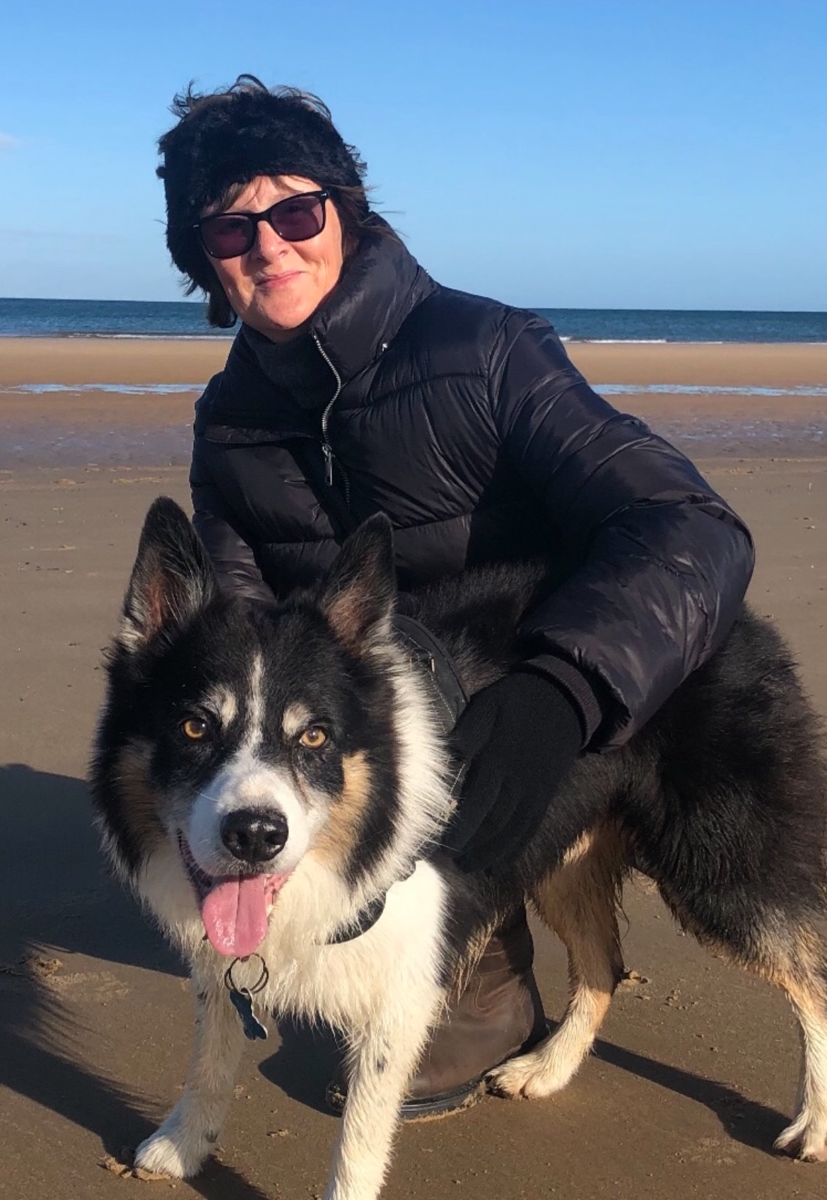 Lisa with a pet (placeholder)